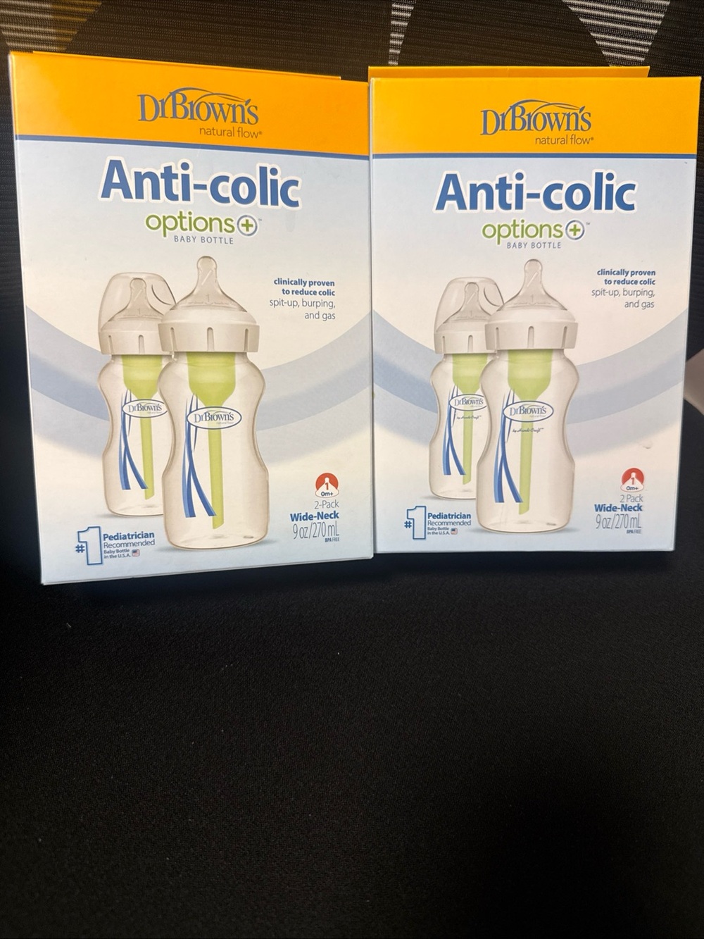 Dr Brown’s Anti- colic bottles- set of 2 pack. Brand new